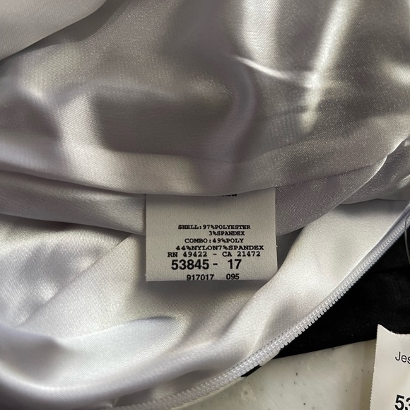 Jessica McClintock women size 2 zebra print zigzag flap cocktail dress. - Picture 8 of 10